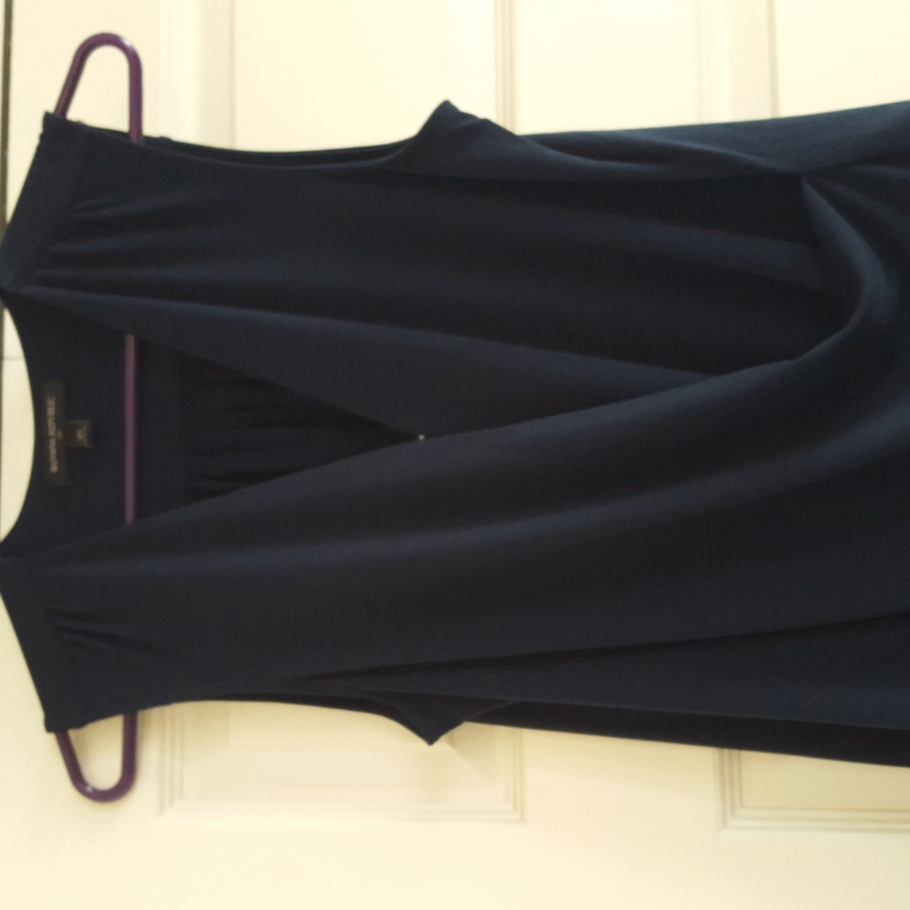 Banana Republic Navy Blue Crossover Top XS